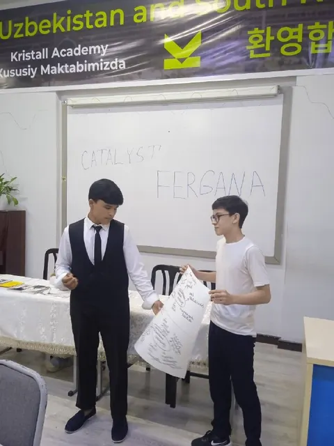 Kristall Academy, Фергана: команда защищает свою болезнь